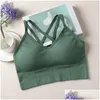 Mulheres Tanques Camis Backless Sólido Mulheres Criss-Cross Skinny Crop Tops Casual Esportivo Y Moda Conforto Básico All-Match Senhoras Verão Dro Otovz