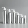 Butelki do przechowywania 300pcs/działka pusta kosmetyka 30/50/100/150/200/250 ml aluminium z białą pompą balsamową