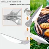 Verktygsgrillar En-touch rengöringssystempaket för reservdelar för Weber 7443 90719 Kolgrill/vattenkokare