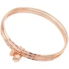 Pulseira russa 585 pulseira de ouro roxo banhada com produto rosa 14K Sansheng III Lotus Fashion Classic Design