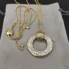 David Manyur American Luxury Brand Jewellery高品質925シルバーラウンドフルダイヤモンドネックレス