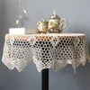 Pano de mesa peça café verde jantar almofada de crochê lugar roupas cobertor decoração copo tapete casamento antependium