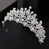 Hochzeit Krone Mode Braut Kopfschmuck Haarschmuck Perlenkronen Kopfschmuck Strass Krone