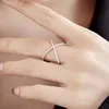 kruis diamanten band ringen voor vrouwen partij 925 sterling zilveren designer ring 5A zirkonia luxe mode-sieraden gilrs vrouw dating reizen vriend geschenkdoos maat 5-8