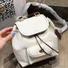 Counter High Quality Luxury Explosive Shoulder Fashion Bag New Riya Backpacks Mini Backpack Fragrant Bray Jacquard Canvas Combination Leather for Women Bag