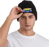 Berets Straight Ally Pride Flag LGBTQ Adultos Knit Beanie Chapéu de Inverno Homens Mulheres Crânio Cap Ao Ar Livre Quente Caps Preto