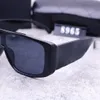 lunettes de soleil rétro designer lunettes de soleil de personnalité de luxe surdimensionnées hommes bouclier lunettes de soleil semi-sans monture accessoires pour femmes designers pour hommes lunettes de mode 8965