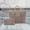 Luxury Designer 22SS CC Classic Quilded Matelasse Tote Bag na ramię France Brand Torebki Moda Moda Duża pojemność Kobiety Zakupy OPWH OPWH