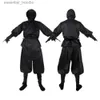 cosplay anime kostymer japanska ninja roll-spelning komma på vuxen sarai fantasy kimono huva svart uniform halloween carnival party setc24321