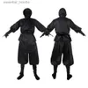 cosplay Anime Costumes Japanese ninja role-playing come on adult Sarai fantasy kimono hooded black uniform Halloween carnival party setC24321