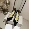Schwarze Schuhe mit hohen Absätzen, französisches High-End-passendes Kleid, einzelne Schuhe, spitze sexy Strass-Sandalen mit flachem Mund und hohlen Sandalen für Damen