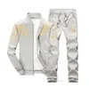 Mens Trailtsuits 2022 Erkek Seti Kış Kış İki Parça Baskı Ejderha Takipleri Erkek Sweatshirt ve Pantolon Takım Kıyafet Polar Plus 4x 6q2322