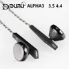 Oortelefoons voor mobiele telefoons DUNU ALPHA 3 Hi Res HIFI Tablet-oortelefoons 3,5 mm of 4,4 mm gebalanceerde 14,2 mm dynamische schijf Open draad oordopjes Aluminiumlegering ALPHA3 Q240321