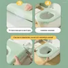 Toilet Seat Covers 2PCS Handle Waterproof Household Reusable Bathroom Accessories Cushion Cover Pad