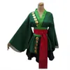 cosplay Anime Kostuums Een cos Stuk Roronoa Zoro rollenspel Fantasia Kom Lolita Womens Rok Kimono Set Halloween Carnaval SetC24321