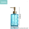 Liquid Soap Dispenser Kitchen Shampoo Container Glass Bottle Hair Press Conditioner Shower Gel Bathroom Accessories