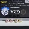 Designer smycken Hot Selling Hip Hop S925 VVS Moissanite Pass Diamond Tester Fashion Jewelry Custom 925 Silver Hip Hop Screw Back Moissanite Studörhängen örhängen