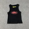 24SS US Europe Europe UK Style Women’s Basic Tank Top Sexy Girl Sextender Strendy Sports Inner Vest 0321