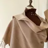 Szaliki lekkie luksusowe towarzyszka może używać wełnianej kaszmirowej szalika i szal po obu stronach