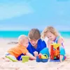 Areia jogar água diversão bebê brinquedo praia areia pai-filho brinquedos cedo educacional pá balde kit 240321