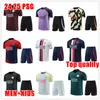 2023 Nya Psges Tracksuits Sportswear Men Training Suit Vest Kort ärmdräkt Fotboll Soccer Jersey Kit Uniform Chandal Vuxen Sweatshirt Sweater Set Top Quality
