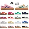 Luxe Mode Dames Designer Casual Schoenen Platform Gedurfde Trainers Wild Roze Glow Gum Crème Collegiale Groen Zwart Wit Leer Suède Bovenste Platte Sneakers Maat 36-40