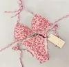 Sexy Women Designers Bikini zestawy bikinis na czysty pasek kształt stroju kąpielowego panie Kąciki Kąciki Swimowe Zużycie na plażę Kobieta kąpielowe bikedyk mieszane marki SAMPEAR11