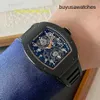 Спортивные часы RM Наручные часы Montre RM17-01 Полый керамический турбийон Мужские модные часы для отдыха и спортивной техники