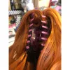 Pruiken HAIRJOY 45 cm gemiddelde lengte oranje cosplay pruik hittebestendig kostuumfeest synthetische pruiken 2 clip op paardenstaart 7 kleuren