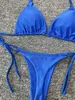 Zwempakontwerpers bikini vaste kleur hoge taille dubbelzijdige polyester stof met threepoint riemontwerp sterke verstelbaarheid sexy