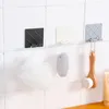 Kancalar 12 PCS Mutfak Banyo Katlanır Tasarım Duvar Depolama Hook Güç Fişi Tutucu Yapıştırıcı Askı Ev ​​Rafı