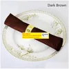 Table Napkin Pure Color Cotton Napkins El Restaurant Meal Square Handkerchief Party Decor Drop Delivery Home Garden Textiles ZZ