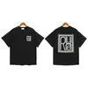 男性のためのデザイナーシャツshort rhudes mens t sharts shire rhudes printing shirts tee tee loose tshirt女性特大トップポロシャツ