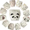 10pcs Baby Reusable Diapers 4 Layer Waterproof Cotton Diaper Panties Breathable Training Shorts Underwear Pants Nappies 240403