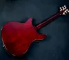 лучшая китайская гитара Reed Hollowbody II фигурный кленовый верх и пьезоэлектрическая гитара с лунными инкрустациями OEM