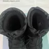 Buty nylon gabardine apres buty narciarskie czarna 1U007N Górna z zdejmowanym wyściełanym stosem wyściełanym z wyściełanego pali