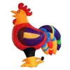 Partihandel elegant färgglad uppblåsbar kycklingtecknad luftblåst tupp, pop -up djurmodell för utomhusevenemang som annonserar till försäljning
