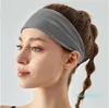 AL-136 Logo Yoga Hair Bands Sweat-absorbing Yoga Fitness Running Headbands Sports Accessories