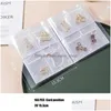 Jewelry Pouches Bags Storage Desktop Der Organizer Boxes Transparent Necklace Bracelet Ring Book Holder Bag Drop Delivery Packing Disp Dhtsg