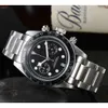 2021 Wiis Reloj de cuarzo Emperor T de acero inoxidable de 5 pines para hombre