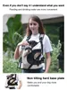 Brusttasche für Welpen, Kätzchen, vorne, für Haustiere, Katze, Hund, atmungsaktiv, aus Segeltuch, tragbarer Rucksack mit Kreuzschultergurt 240312
