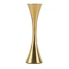 Vaser konstnärlig mini rostfritt stål vas guld torr blommig rund mun liten knopp torkad blommor dekorativ för hemma vardagsrum