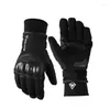 Guanti da ciclismo in vera pelle Moto da corsa su strada Guanti da squadra Uomo Inverno Cotone Tocco caldo Sn Drop Delivery Sport all'aperto Protecti Otjlw