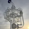 Dik Glazen Recycler Dab Rigs Waterpijpen Dik Glazen Waterpijpen Zwaartekracht Bong Waskolf Roken Accessoire Waterpijpen met 14mm kom