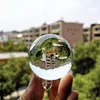 Decoração de festa 50mm transparente cristal vidro bola mágica esfera suave pingentes para árvore de natal pendurado casamento