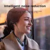 Mobiltelefonörlurar SY8 Trådlösa hörlurar Bluetooth 5.3 Neckband Eörlurar LED Super Power Waterproof Sports Magnetic Earpon med Microphone Q240321