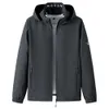 デザイナーメンズジャケットパーカーコートレタープリントストライプパターンカップル衣類厚い温かいマルチカラーコート。 {category} pnau