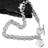 Klassieke dames hart ketting modeontwerper parel prachtige ambachtelijke liefde sieraden groothandel sterling sier vakantiegeschenken met doos