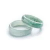 Natural myanmar clase A aceite anillos de jade verde joyería anillo de piedras preciosas jade para hombres joyería anillos de esmeralda piedra natural 240313