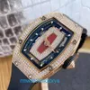 Top RM Orologio in titanio RM07-01 da donna RM0701 Red Lip Sky Star Red Gold Diamond Business Casual